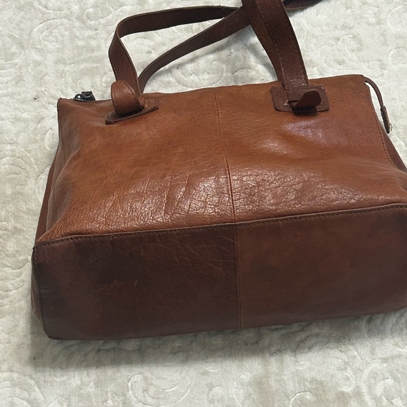 Spikes & Sparrow two tone Brown Leather Purse Handbag - Picture 9 of 16